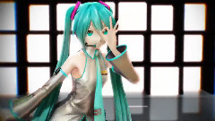 初音点了眼药水,眼睛亮亮哒