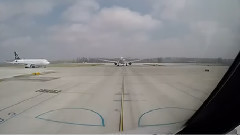 机长驾驶舱视角实拍的飞机起降过程!