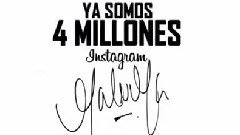 Ya Somos 4 Millones En Instagram