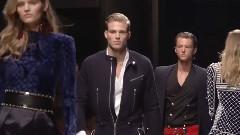 At H&M BALMAIN x 2015 Autumnwinter Fashion Show