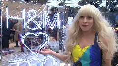 H&M Times Square NYC Opening With Lady Gaga