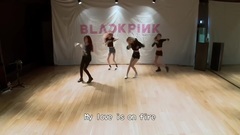 BLACKPINK - PLAYING WITH FIRE(玩火) Dance Practice 中文字幕