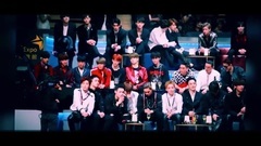 161202 MAMA颁奖典礼 SEVENTEEN, NCT, BTS, TWICE台下观看EXO