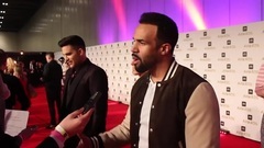 Craig David接受采访在BBC Music Awards