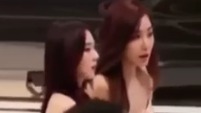 Red Velvet Irene And Tiffany Moment