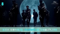 BigBang,太妍(少女时代),EXO,防弹少年团,Red Velvet - Gaon榜全年专辑总销量歌手排行Top40