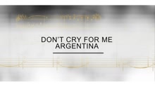 Track By Track - Don't Cry For Me Argentina