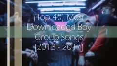 2013-2017男团Gaon音乐销量下载量排行Top40