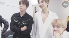 Jin, RM and j-hope Monitoring Time