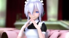 MMD乱入游戏-3D定制女仆弱音