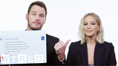 Jennifer Lawrence 和 Chris Pratt回答网民搜索最多的问题!