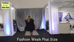 Fashion Week Plus Size 2017 - ACQUA ROSA PLUS SIZE - Plus Size Lingerie Model - Fashion Show