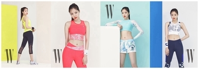 Apink's Naeun for Le Coq Sportif X W Korea Magazine June Issue