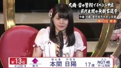 第9回AKB48选拔总选举—13名 本间日阳