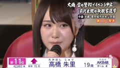 第9回AKB48选拔总选举—11名 高桥朱里