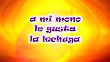 A Mi Mono Le Gusta la Lechuga