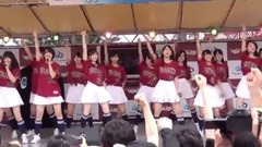 AKB48 Team8 "楽天ゴールデンイーグルスVS福岡ソフトバンク戦"試合前ミニライブ