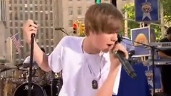 【Live】正太时期的Justin Bieber现场演绎Never say never