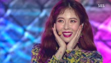 HyunA - BABE - SBS人气歌谣 现场版 17/10/02