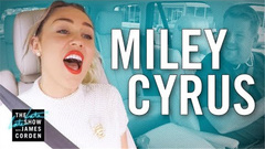麦粒Miley Cyrus车上卡拉OK完整版