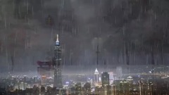 轻音乐 - 冬季到台北来看雨