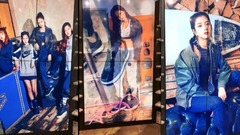 BLACKPINK在韩国各大NIKE专门店的宣传实拍