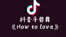  - 抖音《How to love》