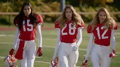 Victoria's Secret Angels Play Football