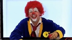 Scary Clown In A Real 3D TV Prank