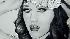 教你如何画Katy Perry