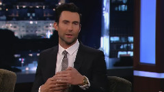 Adam Levine On Jimmy Kimmel Live