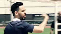 Linkin Park Play Football With Fans