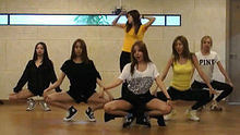 AfterSchool,Wonder Girls - AfterSchool - Flashback 排练房舞蹈官方版