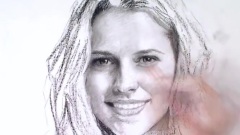 Teresa Palmer Charcoal Portrait Drawing Time-lapse Video