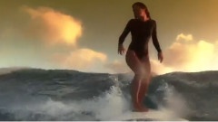 Beautiful Surfing At Byron Bay