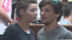 Louis Tomlinson & Eleanor Calder Depart Shamrock Tattoo In West Hollywood