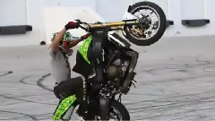 Epic Motorcycle Stunt Session In SoCal