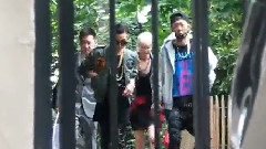 G-Dragon Taking A Picture Of A Hen At His Hotel In Paris