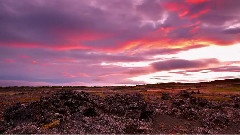 冰岛的绝美极昼风景