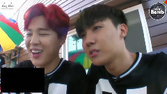 BANGTAN BOMB官网更新J-hope&Jimin观看 DOPE 的反应