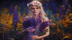 Lavender And Poppies