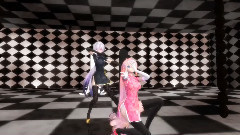 弱音x巡音 被害妄想携带女子MMD