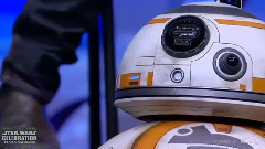 电影<星球大战:原力觉醒>拍摄花絮 机器人BB-8亮相