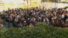 电影<加勒比海盗:惊涛怪浪> 迪士尼乐园预告片首映直击-下