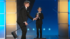 Jacob Tremblay在第21届美国评论家选择奖获发言