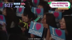 Mezamashi TV SHINee 专辑发布活动报道