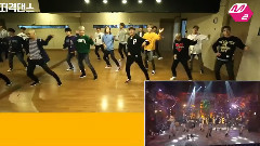 Mnet2 seventeen练习室跳女团舞cut