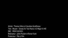 Mozart: Sonata for two pianos in D Major K.448 - I. Allegro con spirito