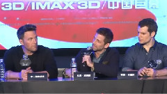电影<蝙蝠侠大战超人:正义黎明>北京发布会