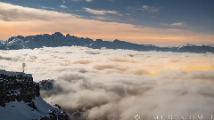 意大利山脉多洛米蒂 WINTER - DOLOMITES 4K TIMELAPSE